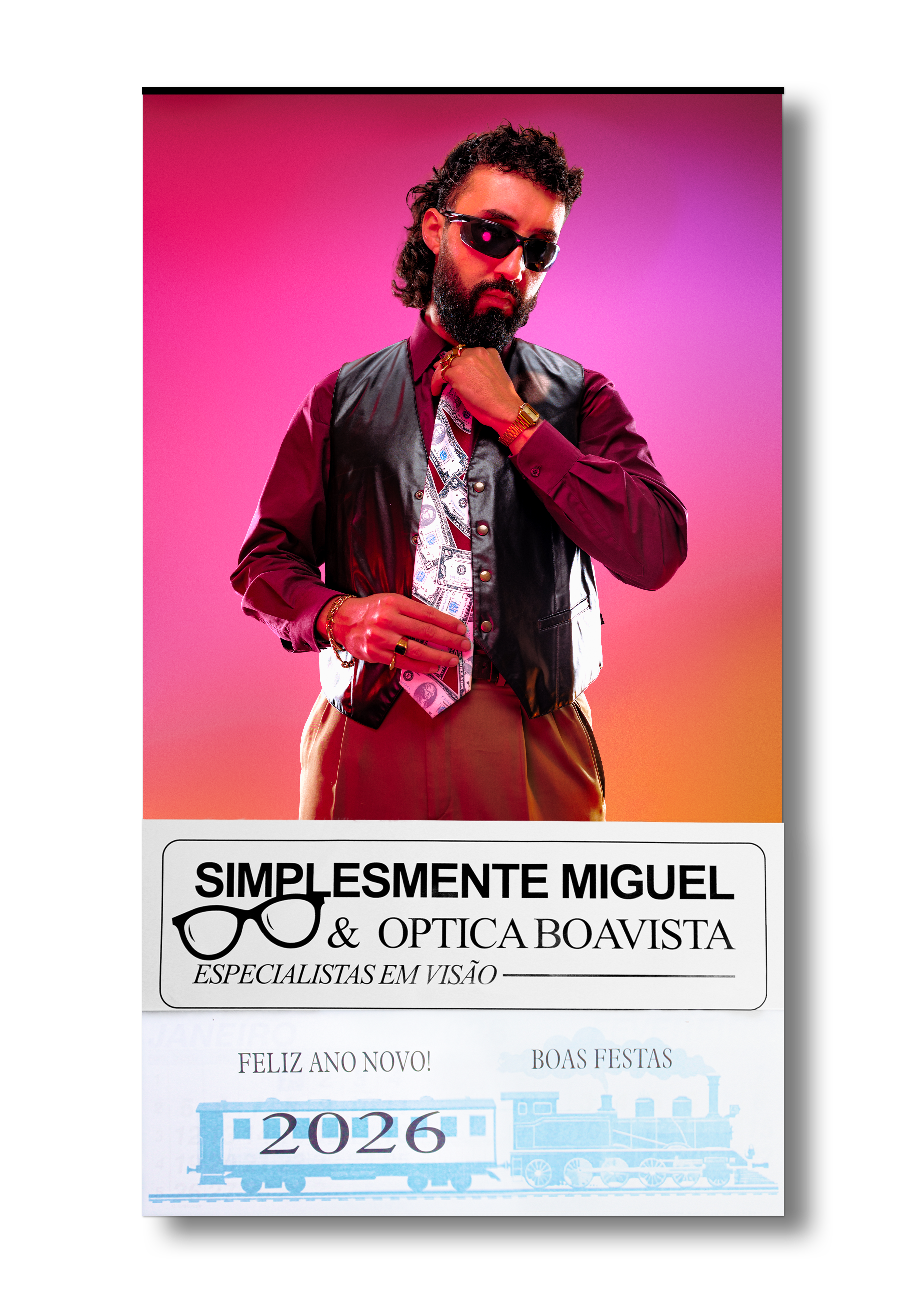 Calendário 2026 Simplesmente Miguel x Optica Boavista "Negócios"