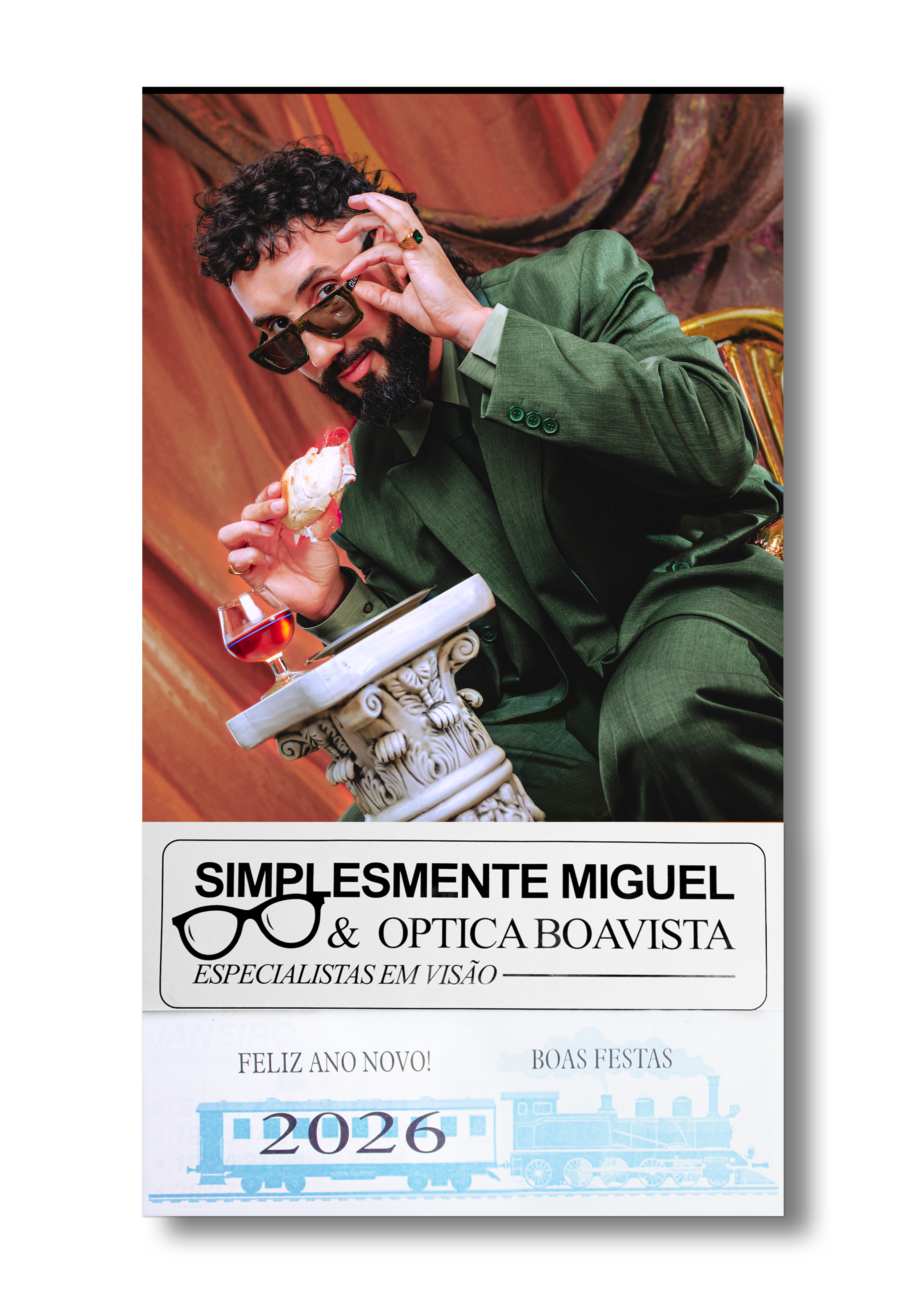 Calendário 2026 Simplesmente Miguel x Optica Boavista "Gourmet"